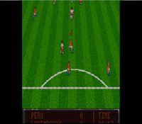 une photo d'Ã©cran de Eric Cantona Football Challenge sur Nintendo Super Nes